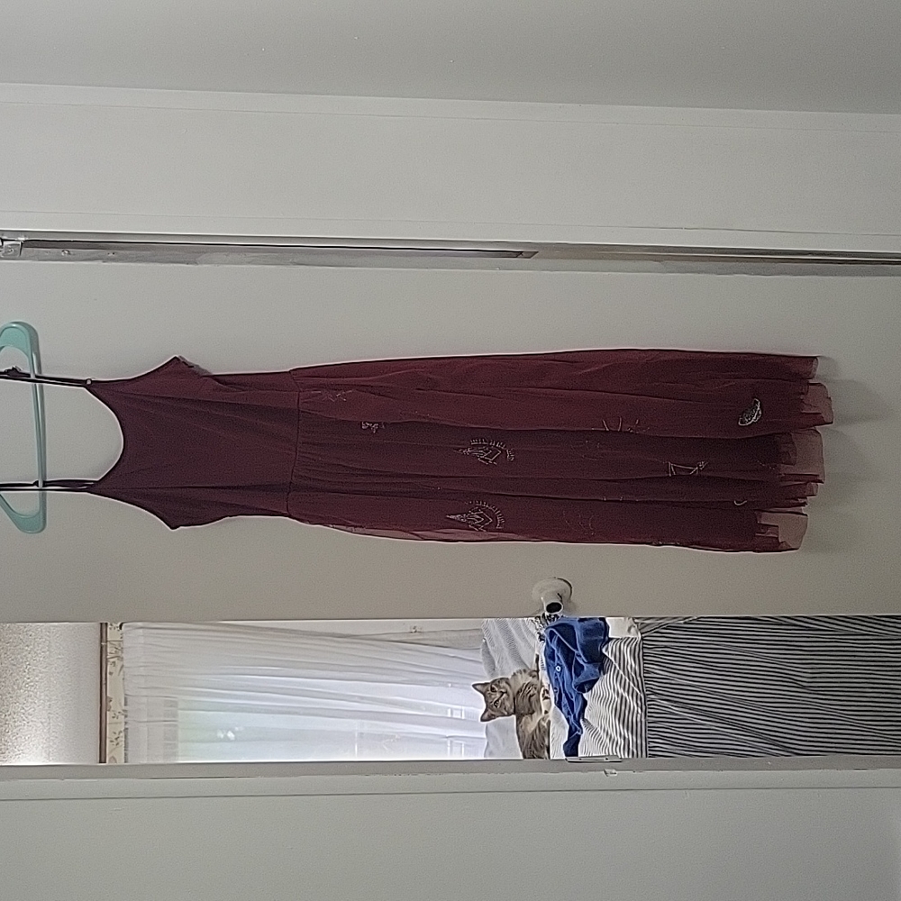 Beautiful burgundy dress